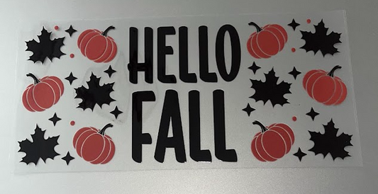 Hello Fall Decal