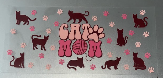 Cat Mom 2 Decal