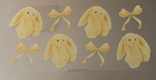 Yellow Bunnies Decal