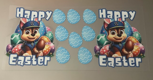 Happy Easter Paw Patrol Decal