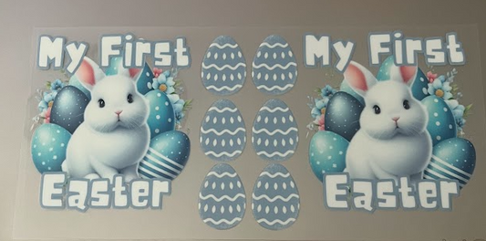 Blue My 1st Easter Decal
