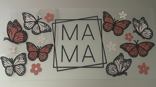 Butterfly Mama Decal