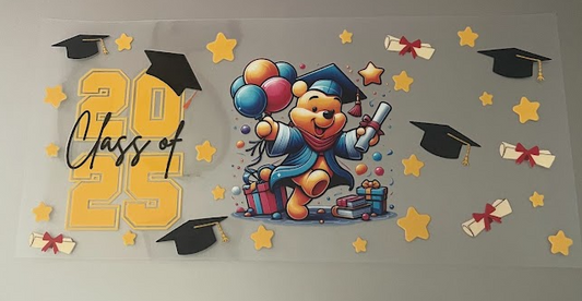 Graduation 2025 Pooh Decal