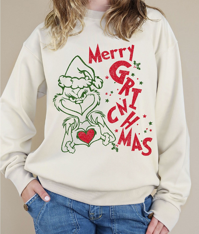 Merry Grinchmas Crew Neck